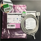 पी/एन 2106305-001 जीई ईसीजी ट्रंक केबल 3/5-लीड कनेक्टर के साथ एएचए 3.6 एम/12 फीट 1 / पैक 2017003-001